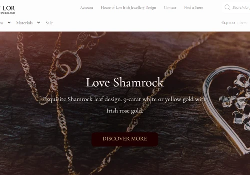 House of Lor Pure Gold Jewellery eCommerce