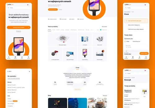 Web design & Mobile App | Oprint.one | UX/UI
