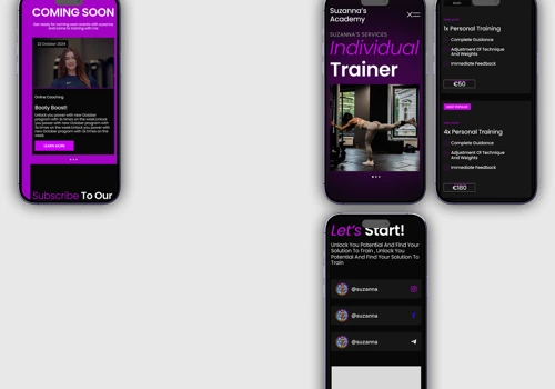 Fitness Website for Personal Trainers