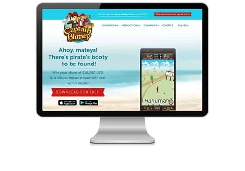 Home page design for gaming app