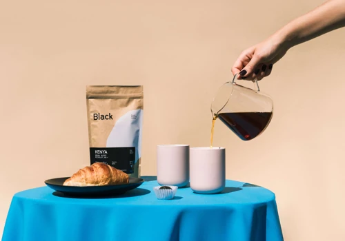 Black — fresh roastery coffee packaging and branding
