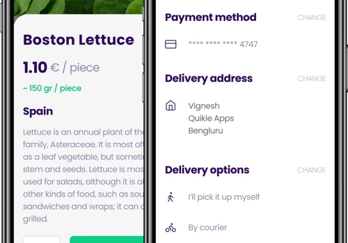 Grocery delivery app