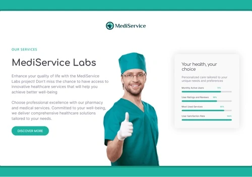 Medi Services Landing Page