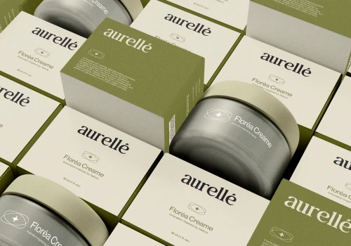 Aurellé - Skincare Brand Identity & Packaging