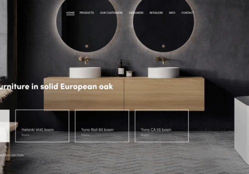 Marketplace for bathroom furnishings and accessori