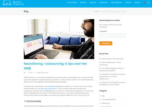 Nearshoring tips voor MKB