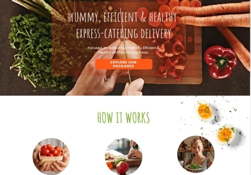 E-commerce Development for Small catering company