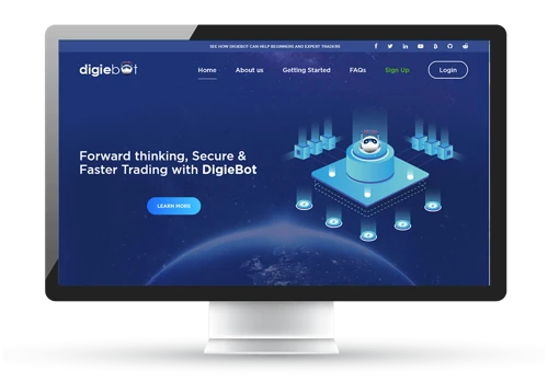 Digie Bot Trading Web and Mobile Application