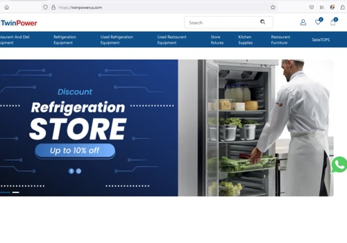 E- Commerce Web & Mobile App Dev Kitchen Equipment