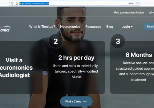 Web Development for Tinnitus Treatment Company