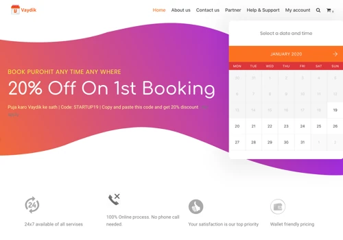 Online Priest Booking Service
