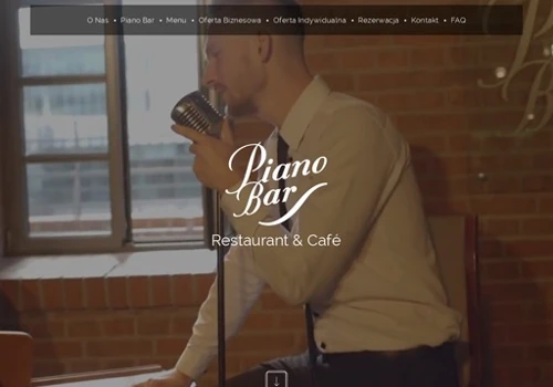 Piano Bar Restaurant & Café - Kentico Website