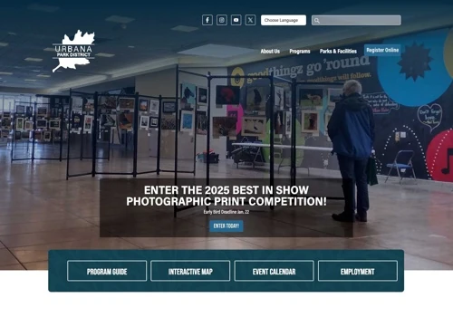 Urbana Park District Website