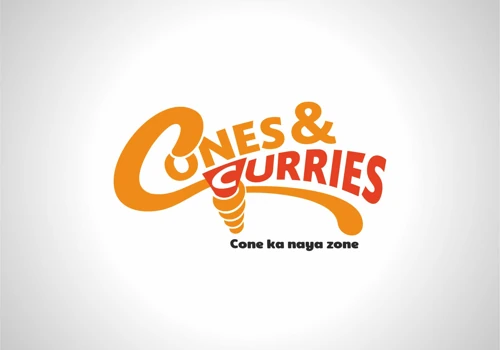 Cones & Curries-Logo Design