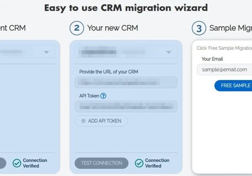 One-page migration Wizard