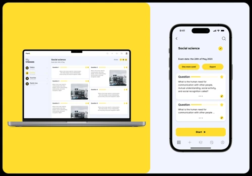 PlanEx: Flashcards for quick memorization