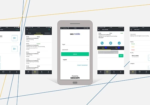 Mobile application for managing service requests