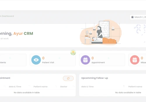 Ayurveda Website and Ayur CRM for Management