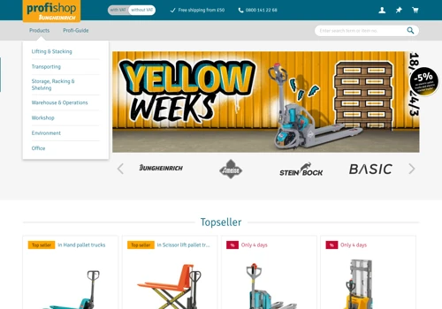 Jungheinrich PROFISHOP (Content)