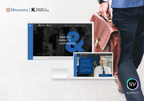 Website for a boutique financial services house