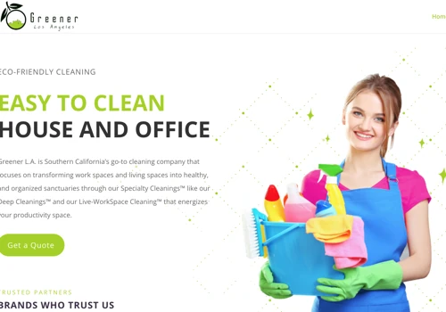 Greener L.A. Homepage Redesign in WordPress