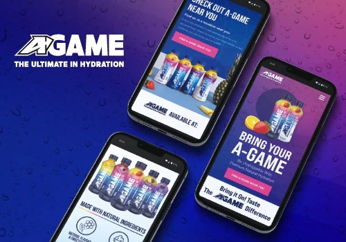 Website For Sports Drink Brand