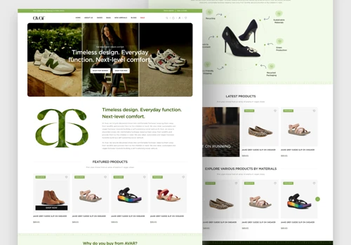 Vegan eCommerce website