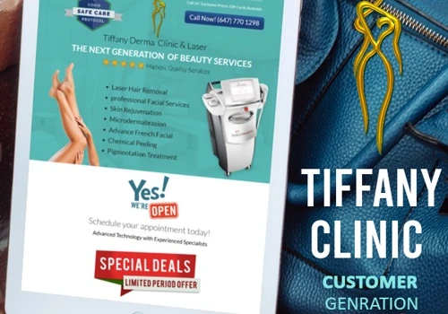 TIFFANY Clinic Landing Page & Promotion
