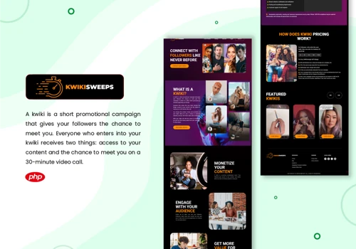 Sweepstakes Web Portal