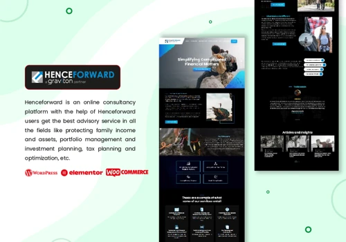 Financial Service Website