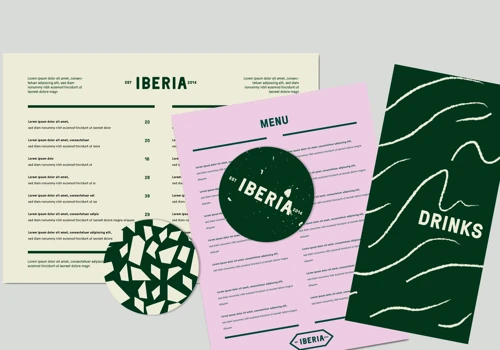Hospitality branding for a cafe