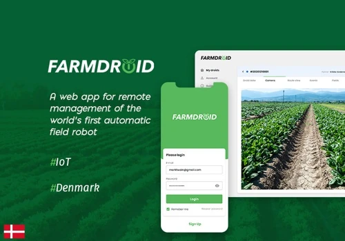 FarmDroid - first automatic field robot