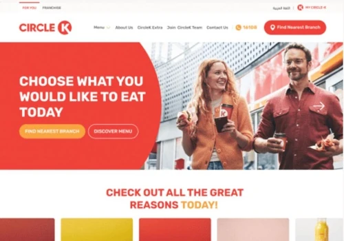 Circle K Egypt Website