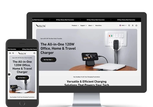 VOLTA Charger's E-Commerce Transformation