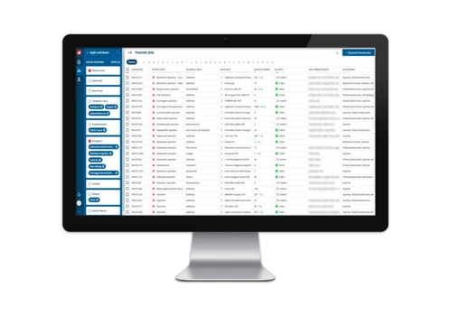 Applicant tracking system for recruitment agency