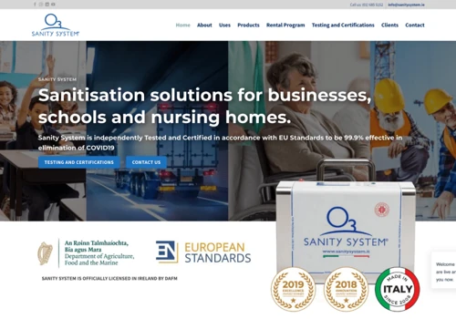 Sanity System Ireland, UK, and International