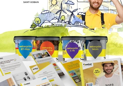 Advertising Design Services for Saint-Gobain Weber