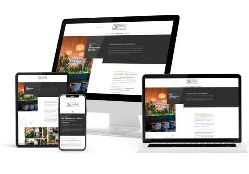 Diseño Web para Restaurante Los Dos