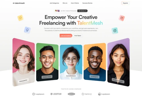 TalentMesh: Web Design, Development, & Branding