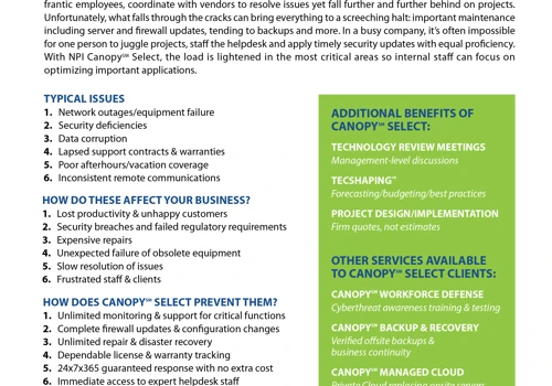 Canopy Select