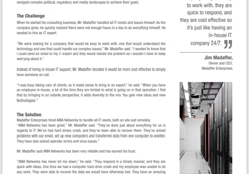 Madaffer Enterprises - Case Study Series