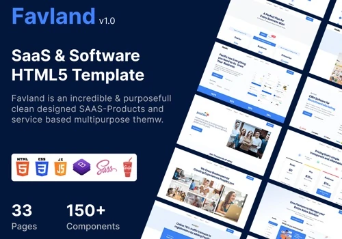 SAAS and IT Services Based Web Design Template