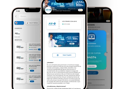 VIVE MAS - Application Development
