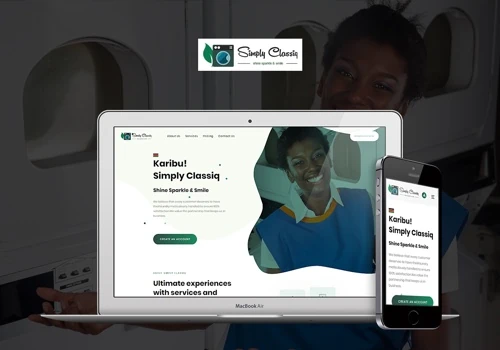 Simply classiq website development + mobile application development