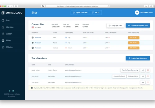 Front-end development
