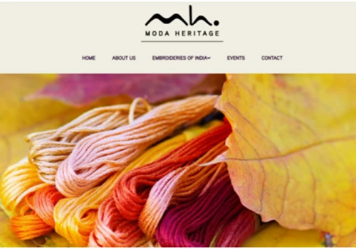 MODA HERITAGE COMPANY WEBSITE DESIGN