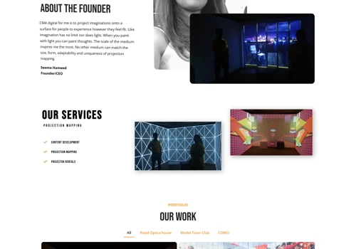 Website Development For CMA Digital