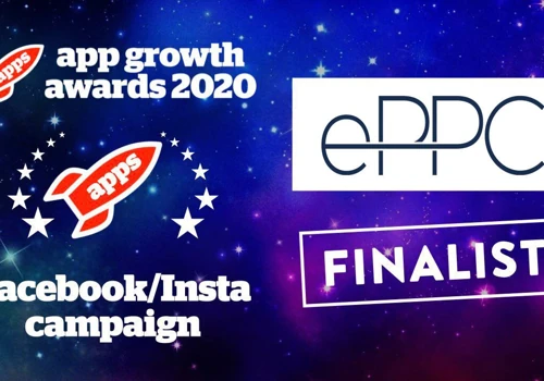 Finalist for Facebook/Insta App Campaign at App Growth Awards 2020
