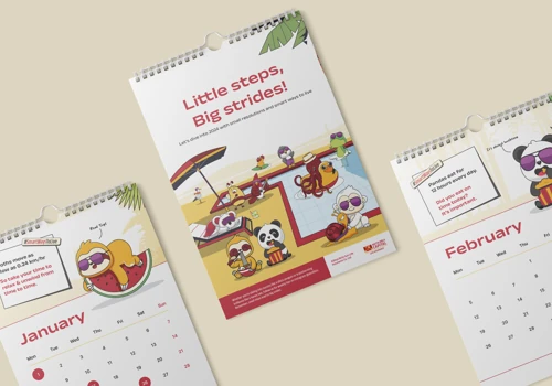 Annual calendar design