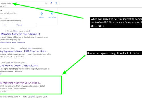 Spokane SEO Advertising Agency based In CDA